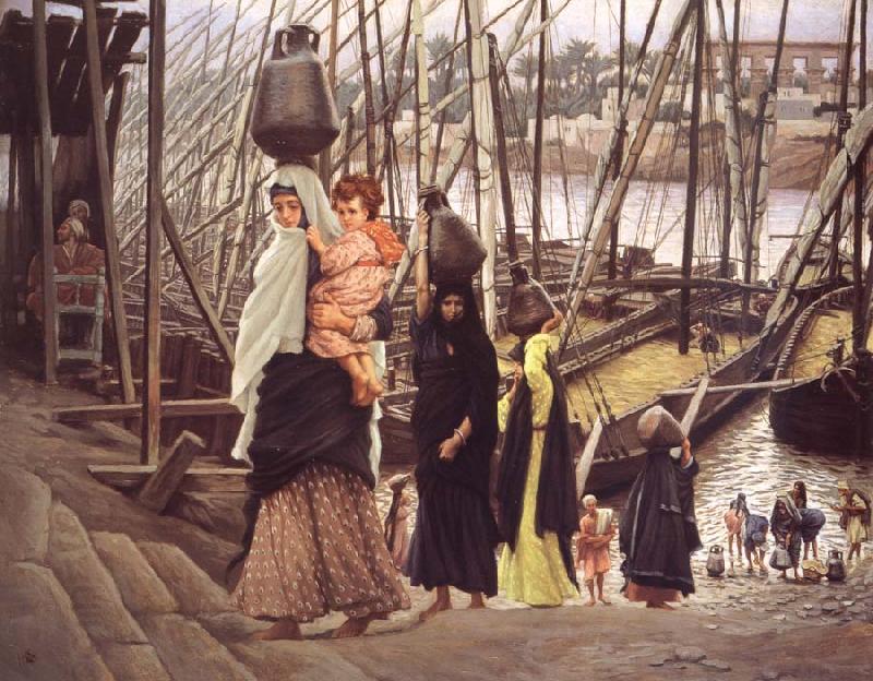 James Tissot Sojourn in Egypt oil painting picture